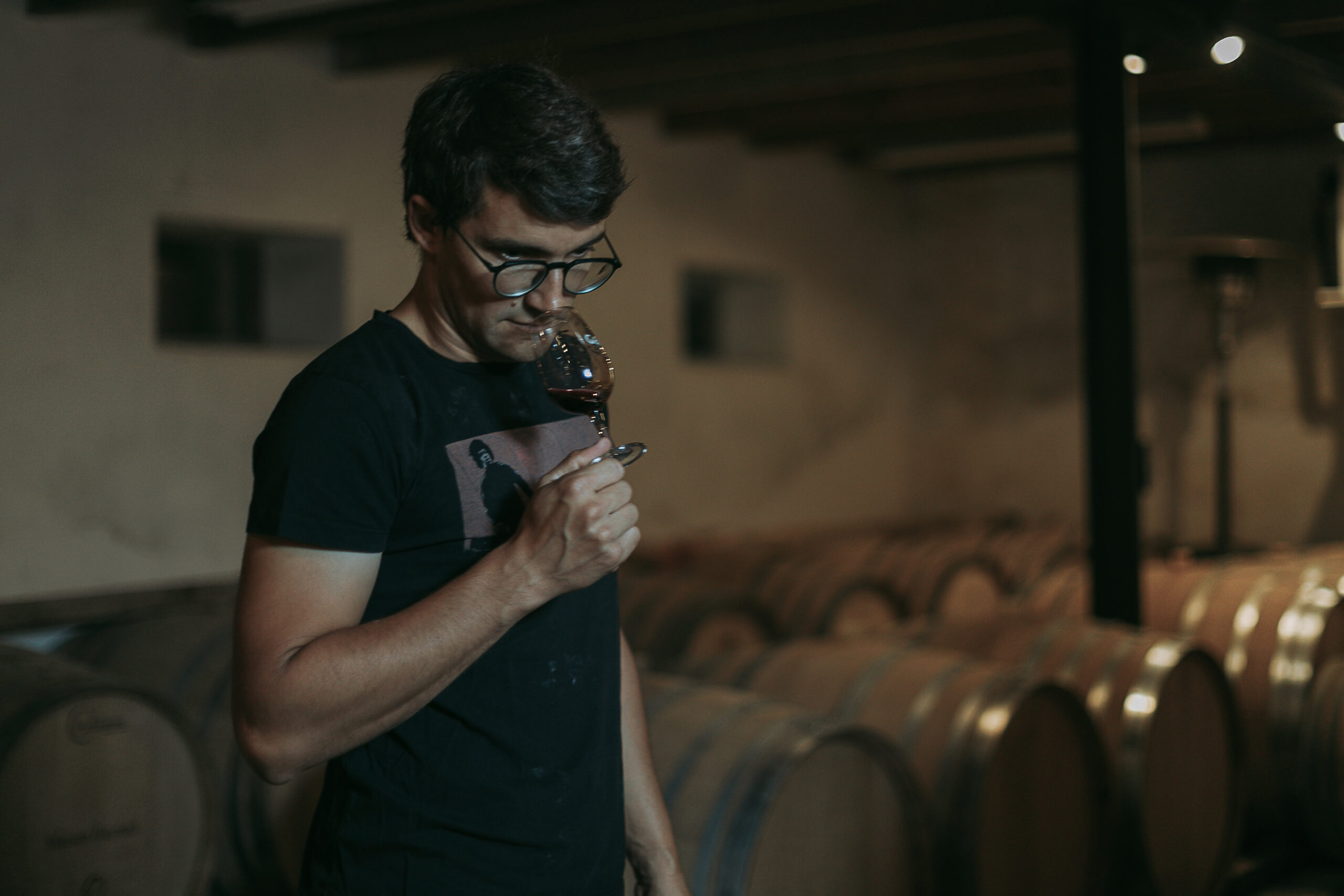 Pierre FABRE au chai